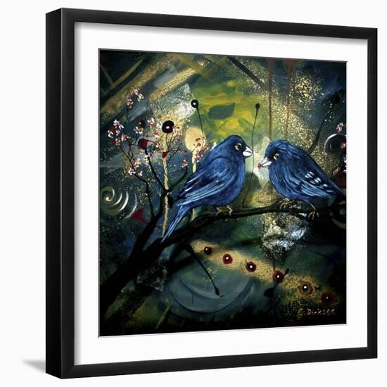 Bluebirds-Cherie Roe Dirksen-Framed Giclee Print