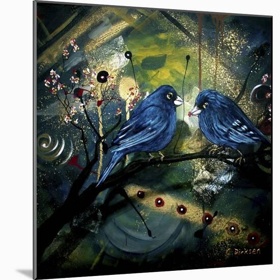 Bluebirds-Cherie Roe Dirksen-Mounted Giclee Print