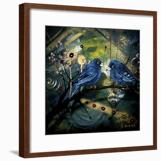 Bluebirds-Cherie Roe Dirksen-Framed Giclee Print