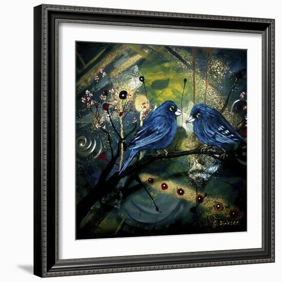 Bluebirds-Cherie Roe Dirksen-Framed Giclee Print