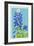 Bluebonnet-Lantern Press-Framed Art Print