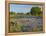 Bluebonnets and Oak Tree, Hill Country, Texas, USA-Alice Garland-Framed Premier Image Canvas