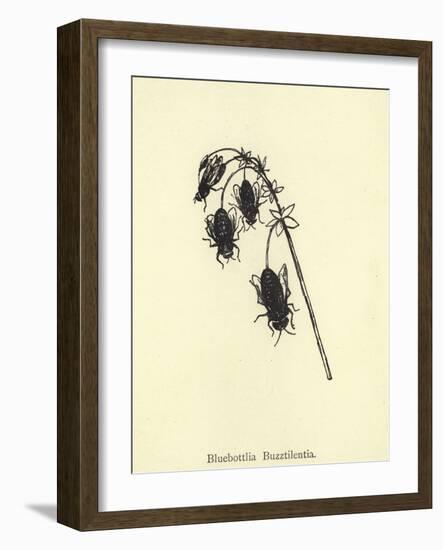 Bluebottlia Buzztilentia-Edward Lear-Framed Giclee Print