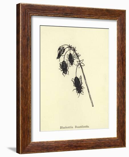 Bluebottlia Buzztilentia-Edward Lear-Framed Giclee Print