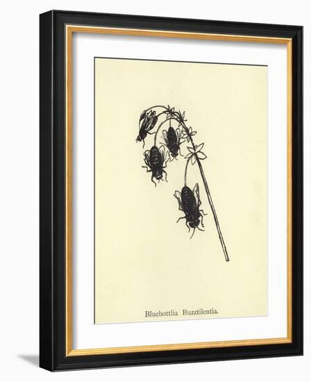 Bluebottlia Buzztilentia-Edward Lear-Framed Giclee Print