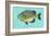 Bluegill-John Golden-Framed Art Print