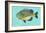 Bluegill-John Golden-Framed Art Print