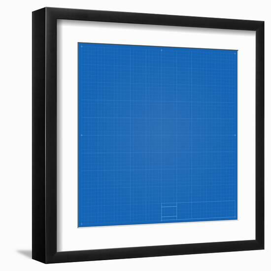 Blueprint Background-eriksvoboda-Framed Art Print