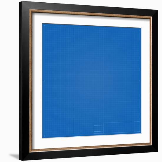 Blueprint Background-eriksvoboda-Framed Art Print