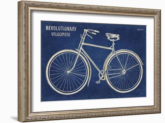 Blueprint Bicycle-Sue Schlabach-Framed Art Print