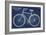 Blueprint Bicycle-Sue Schlabach-Framed Art Print