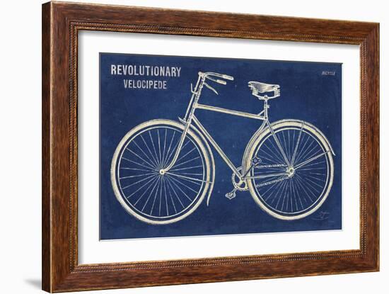 Blueprint Bicycle-Sue Schlabach-Framed Art Print