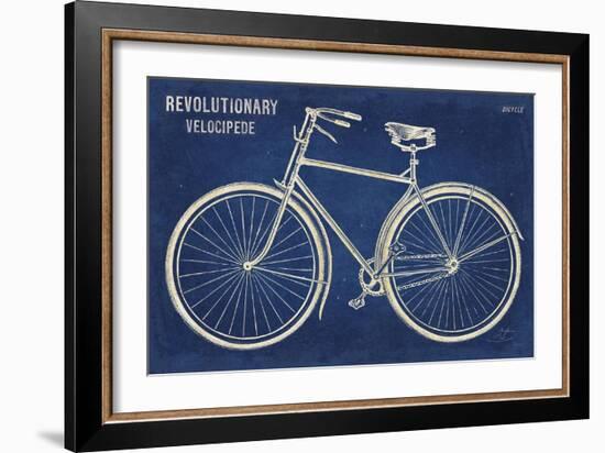 Blueprint Bicycle-Sue Schlabach-Framed Art Print