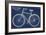 Blueprint Bicycle-Sue Schlabach-Framed Art Print