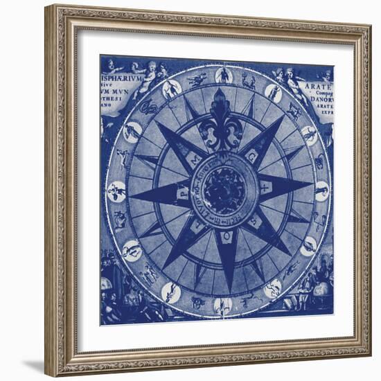 Blueprint Celestial I-Giampaolo Pasi-Framed Art Print