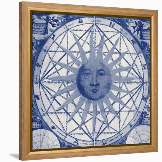 Blueprint Celestial III-Giampaolo Pasi-Framed Stretched Canvas