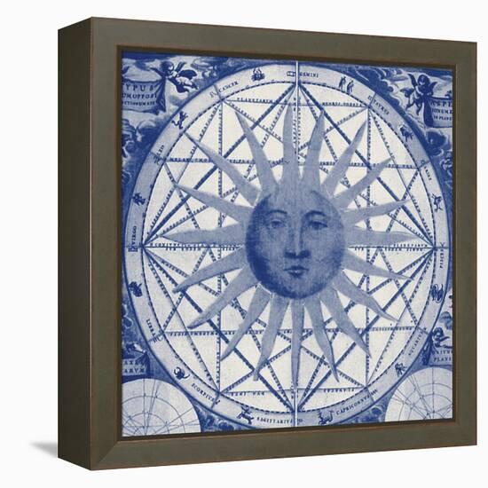 Blueprint Celestial III-Giampaolo Pasi-Framed Stretched Canvas