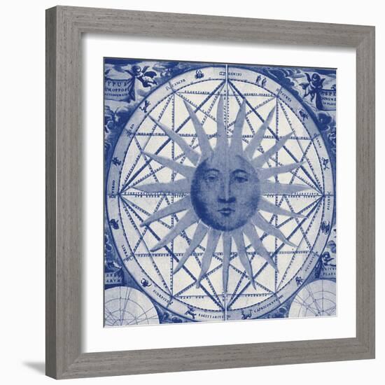 Blueprint Celestial III-Giampaolo Pasi-Framed Art Print