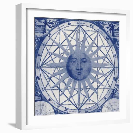 Blueprint Celestial III-Giampaolo Pasi-Framed Art Print