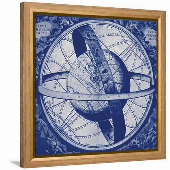 Blueprint Celestial  IV-Giampaolo Pasi-Framed Stretched Canvas