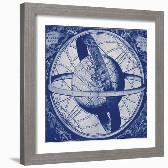 Blueprint Celestial  IV-Giampaolo Pasi-Framed Art Print