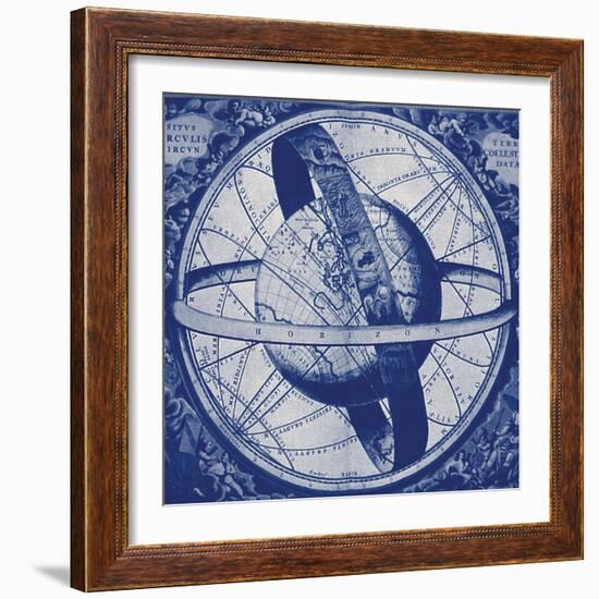 Blueprint Celestial  IV-Giampaolo Pasi-Framed Art Print