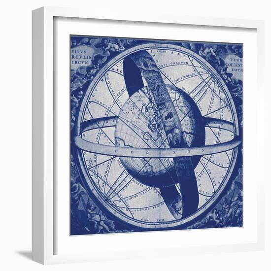 Blueprint Celestial  IV-Giampaolo Pasi-Framed Art Print