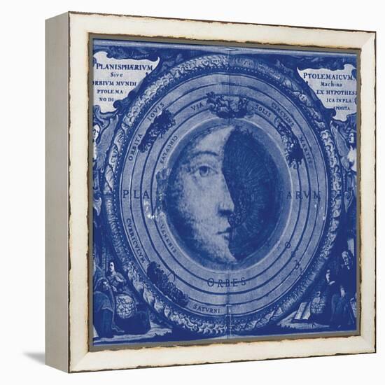 Blueprint Celestial VII-Giampaolo Pasi-Framed Stretched Canvas