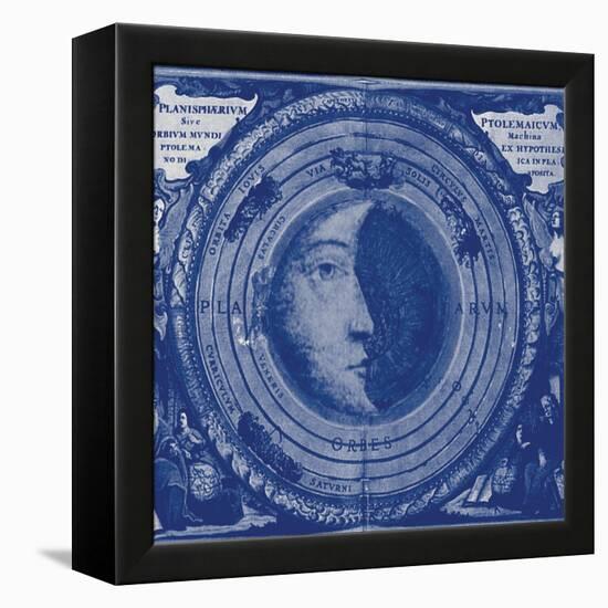 Blueprint Celestial VII-Giampaolo Pasi-Framed Stretched Canvas