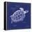 Blueprint Sea Turtle-Piper Ballantyne-Framed Stretched Canvas