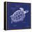 Blueprint Sea Turtle-Piper Ballantyne-Framed Stretched Canvas