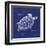 Blueprint Sea Turtle-Piper Ballantyne-Framed Art Print