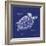 Blueprint Sea Turtle-Piper Ballantyne-Framed Art Print