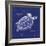 Blueprint Sea Turtle-Piper Ballantyne-Framed Art Print