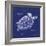 Blueprint Sea Turtle-Piper Ballantyne-Framed Premium Giclee Print