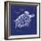 Blueprint Sea Turtle-Piper Ballantyne-Framed Premium Giclee Print