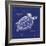 Blueprint Sea Turtle-Piper Ballantyne-Framed Premium Giclee Print