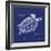 Blueprint Sea Turtle-Piper Ballantyne-Framed Premium Giclee Print