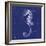 Blueprint Seahorse-Piper Ballantyne-Framed Art Print