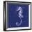 Blueprint Seahorse-Piper Ballantyne-Framed Premium Giclee Print