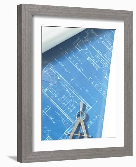 Blueprint-null-Framed Photographic Print