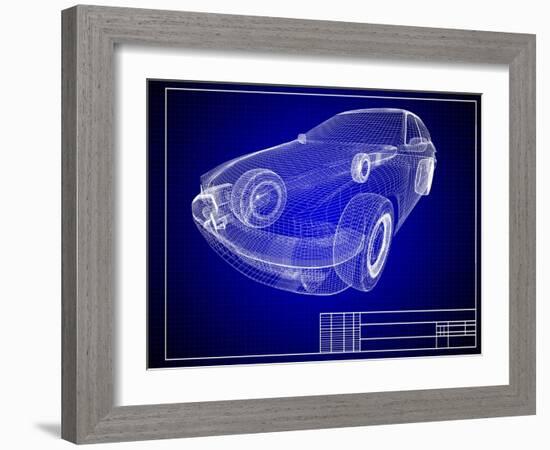 Blueprint-Yakobchuk-Framed Art Print