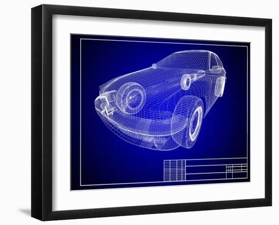 Blueprint-Yakobchuk-Framed Art Print