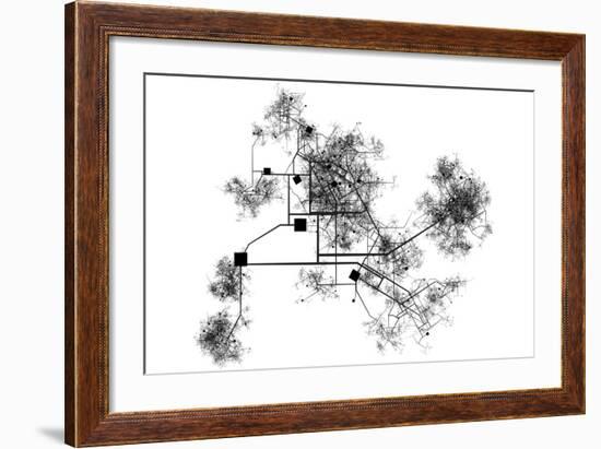 Blueprints-kentoh-Framed Art Print