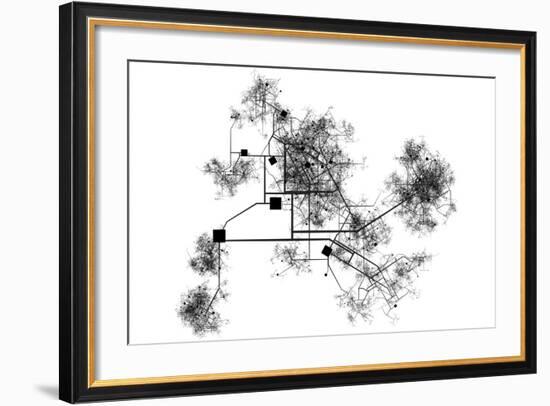 Blueprints-kentoh-Framed Art Print