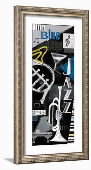 Blues and Jazz-Katherine & Elizabeth Pope-Framed Art Print