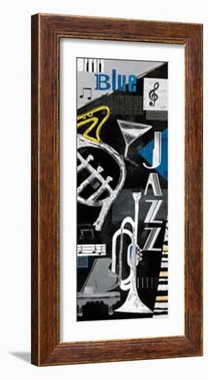 Blues and Jazz-Katherine & Elizabeth Pope-Framed Art Print