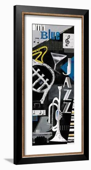 Blues and Jazz-Katherine & Elizabeth Pope-Framed Art Print