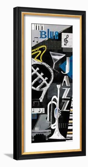 Blues and Jazz-Katherine & Elizabeth Pope-Framed Art Print