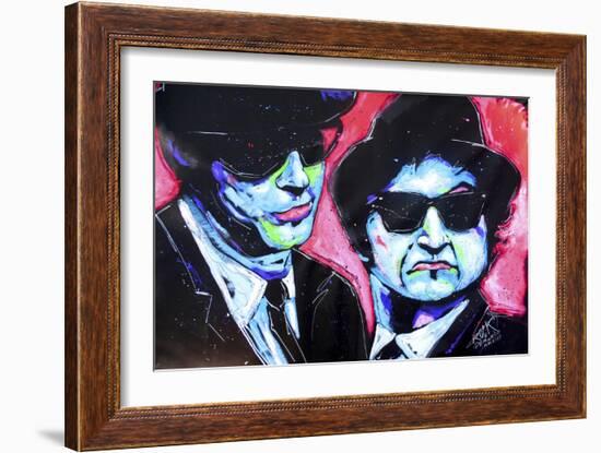 Blues Bros 001-Rock Demarco-Framed Giclee Print